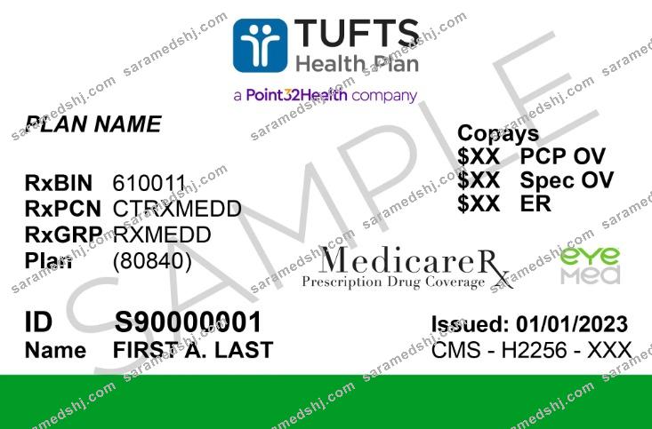 USA Massachusetts health insurance card